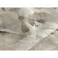 thumbnail image 3 of Ambesonne Floral Design Quilted Bedspread Set 3 Pcs, Neutral Petals Print, King, Taupe Warm Taupe, 3 of 4