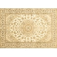 thumbnail image 1 of Ahgly Company Indoor Rectangle Medallion Brown Traditional Area Rugs, 4' x 6', 1 of 4