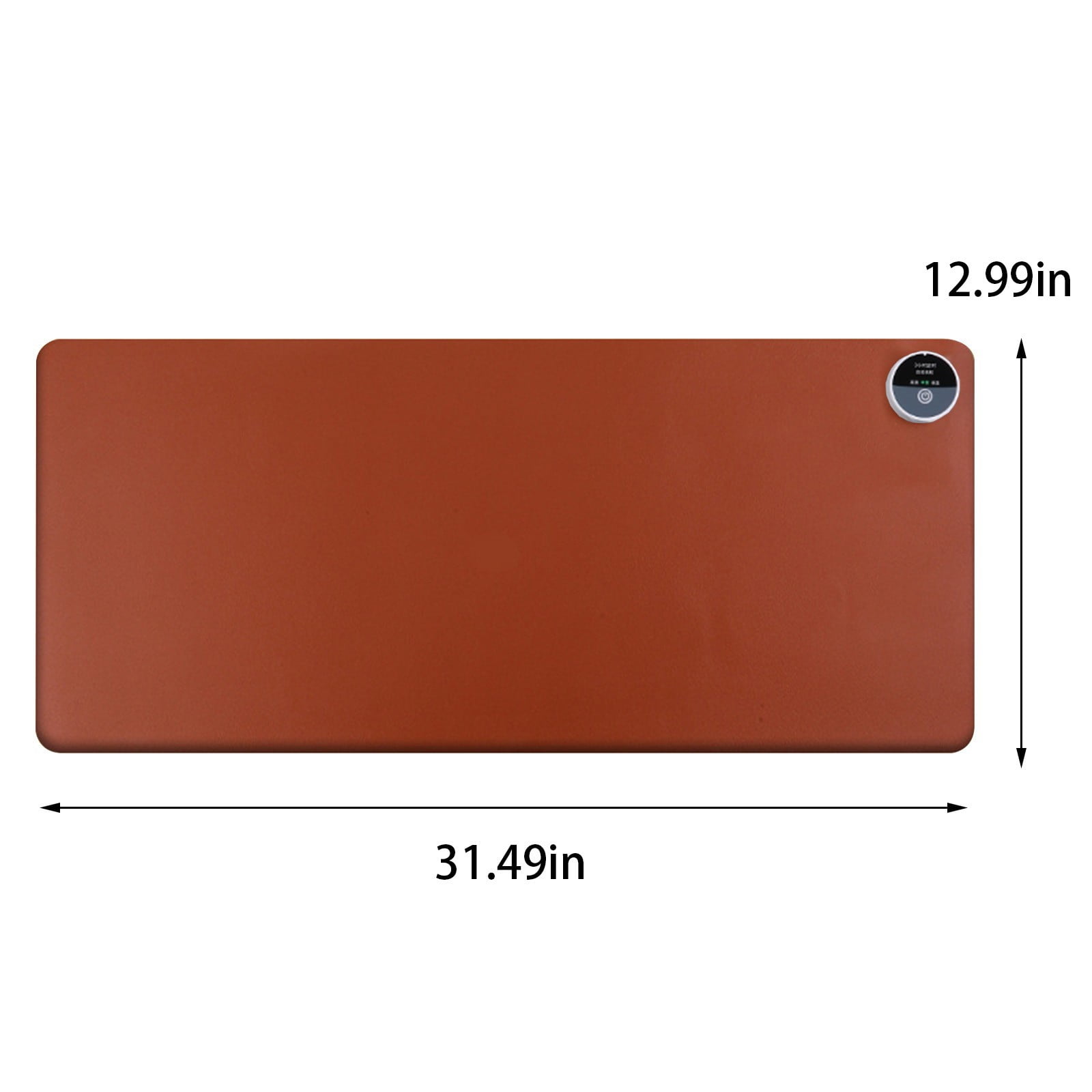 Heated Mouse Pad Desk Warmer - 31.49x12.9in Office Desktop Heating Mat, 35-55°C Constant Temperature Hand Warmer with Auto Shutoff, Non-Slip Table Mat for Home Winter Use