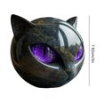 thumbnail image 4 of Halloween Cat Sculpture Resin Tabletop Statue para Del () Púrpura Negra, 4 of 9