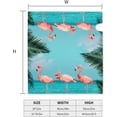 thumbnail image 5 of Flamingos Standing in Clear Blue Sea Mailbox Cover Magnetic Mailbox Wrap Post Box Cover Décor 25.5x21 in, 5 of 6