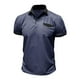 thumbnail image 5 of pstuiky camisetas de hombre, Blusa informal de cuello redondo y manga corta de color liso para hombre ropa de hombre s, 5 of 7