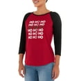 thumbnail image 2 of Holiday Time Women's Christmas Raglan, 2 of 5
