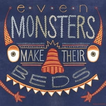 Oopsy Daisy Too's Monsters Canvas Wall Art, 21x21