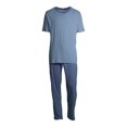 thumbnail image 6 of Hanes Men's Soft Pajama Short Sleeve Top and Pants Set, 6 of 6