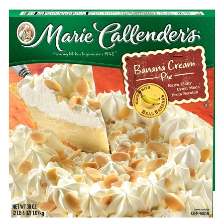 Marie Callender's Banana Cream Pie, 38 oz - Walmart.com