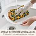 thumbnail image 5 of 2 Pcs Sunflower and Butterfly Black Pattern Funny Kitchen Towels, Microfiber Dish Towels, Kitchen Tea Towels Set 18" X 26", 5 of 6