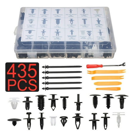 

Tangnade 435 PCS Plastic Clip Car Body Retainer Push Pin Trim Ri/vet Panel Mould Tool