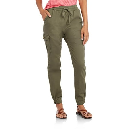 Juniors' Twill Cargo Jogger - Walmart.com