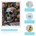 thumbnail image 3 of Diamond Art Kits for Adults, Colorful Skull Butterfly Roses Paris 5D Diamond Painting Kits for Adults Beginners, DIY Full Drill Diamond Painting, Gem Art and Crafts 12x16, 3 of 7