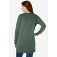 thumbnail image 2 of Woman Within Plus Size Perfect Longer-Length Cotton Cardigan Sweater, 2 of 6