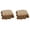 D, variant on 18 Inch Plaid Ruffled Dining Chair Cushions with Ties Non- Seat Pads Soft Thick Filled Country Style Gingham Kitchen Office Home Wooden Chair Cushion Cover Pad (2PCS)
