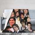 thumbnail image 2 of Ian Somerhalder Collage Blanket Super Soft Lightweight Fleece Thermal Blanket All Season for Bed Couch Living Room Air Conditioning Blanket, 2 of 7