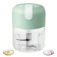 thumbnail image 1 of Mini picadora de ajo, procesador de alimentos portátil, picadora de verduras y cebolla, con carga USB, 1 of 6