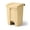 Biege, variant on Step-On Trash Can with Lid, Plastic Waste Bin, Foot Pedal Operation (Blue, 23 Gallon)