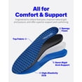 thumbnail image 3 of Plantillas ortopédicas Walkhero para fascitis plantar, color azul, 3 of 7