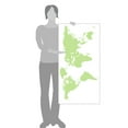 thumbnail image 3 of World Map Wall Art Earth Atlas Decal Sticker, 3 of 4