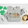 thumbnail image 3 of St Patrick's Day Highland Cow Shirt, St Patricks Day Cow Sweatshirt, One Lucky Heifer Lucky Cow Shirt, Cow Lover Gift, Shamrock Cow Shirt 1678434117, 3 of 5