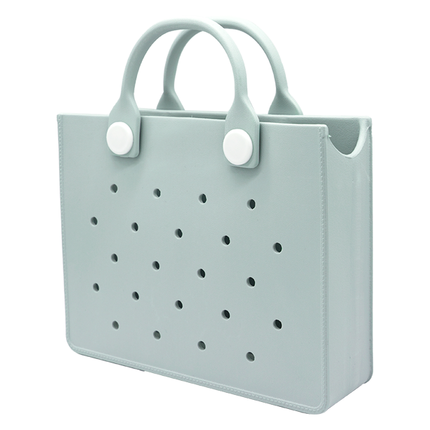 Bolso de hombro de de cuero , bolso de mano, bolso de mano, bolso de alamito para mujer, bolso de playa informal, impermeable, bolso de alamito de moda con agujeros