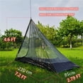 thumbnail image 2 of Ultralight Half Mesh Tent for Hot Tent 1-2 Person Mesh Camping, 2 of 8