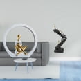 thumbnail image 2 of Figura De Niña, Estatua De Mujer, Centro De Mesa, Dormitorio, Regalo Para Lectores, Estantería, Escultura Abstracta De Granja, Figura De Resina, Artesanía, Versátil, Decoración De Mesa De, 2 of 8
