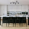 thumbnail image 3 of West 4-Light Track Lighting, Matte Black, Center Swivel Bar, 3 of 6