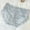 Blue, variant on Women Cotton Brief Underwear, Comfy Breathable Comfy Elastic Waist Women Panties Black Size XL
