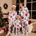 thumbnail image 6 of Family Christmas Pajamas Matching Sets Silk Casual Matching Set for Family, 6 of 8