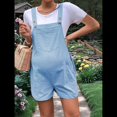 thumbnail image 4 of Mono Corto Informal de Verano para Mujer, de Holgado, Ideal para Playa, Viajes y Vacaciones Azul XL, 4 of 8