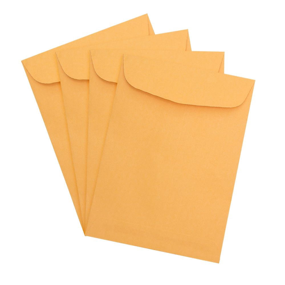 JAM Paper Catalog Envelopes, 5 1/2 x 7 1/2, Brown Kraft Manila, 100 per Pack