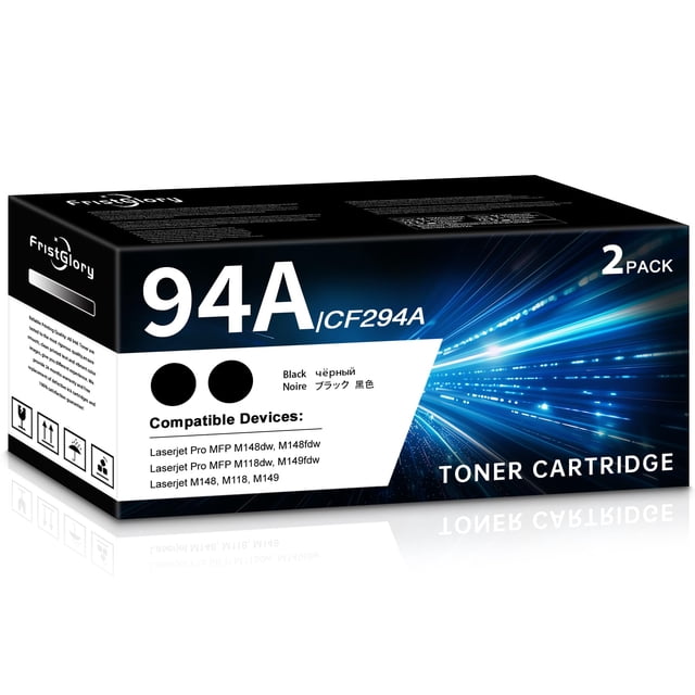 Cartucho de tóner FristGlory 94A CF294A negro, paquete de 2