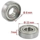 thumbnail image 3 of 20 piezas 608 Zz rodamiento de bolas, 608zz Metal doble blindado miniatura patineta de ranura profunda rodamientos de bolas para impresora 3d, 3 of 4