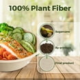 thumbnail image 2 of Sugarfiber Disposable 32 oz Compostable Heavy-Duty Round Paper Bagasse Bowls 500 Count, 2 of 7