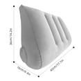 thumbnail image 7 of fuxzkrlz Inflatable Cushion Pillow Lightweight Portable Triangular Wedge Pillow with Dual Inflation Mode Built-in Pump Posture Support, 7 of 7