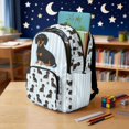 thumbnail image 3 of DISNIMO Dachshund Print 17 Inch School Backpack for Boys Girls, Multi Compartments Bookbag for Elementary & Middle School Students Lightweight Travel Daypack, 3 of 7