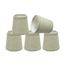 Aspen Creative Corporation 4'' Linen Empire Candelabra Shade (Set of 5)
