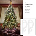 thumbnail image 4 of 24Pcs Christmas Light Clip Perfect Shingle Clip Useful Gutter Hooks (White), 4 of 6