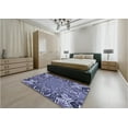 thumbnail image 5 of Ahgly Company Machine Washable Indoor Rectangle Transitional Blue Area Rugs, 2' x 4', 5 of 7