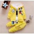 thumbnail image 1 of Conjuntos de ropa para niños y niñas pequeñas, conjuntos de primavera y otoño para niños, Sudadera con capucha, camiseta y pantalones, chándal de 3 uds, ropa deportiva para niños, Suit6M Gao Jinjia LED, 1 of 2