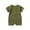 Army Green, variant on AherBiu Baby Girls Boys Rompers Short Sleeve Newborn Infant Ribbed Button Crewneck Summer Short Jumpsuits Overalls