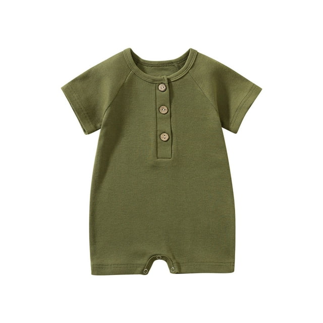 Combinaisons pour Bébés Garçons Filles à Manches Courtes une Pièce Ensembles de Vêtements