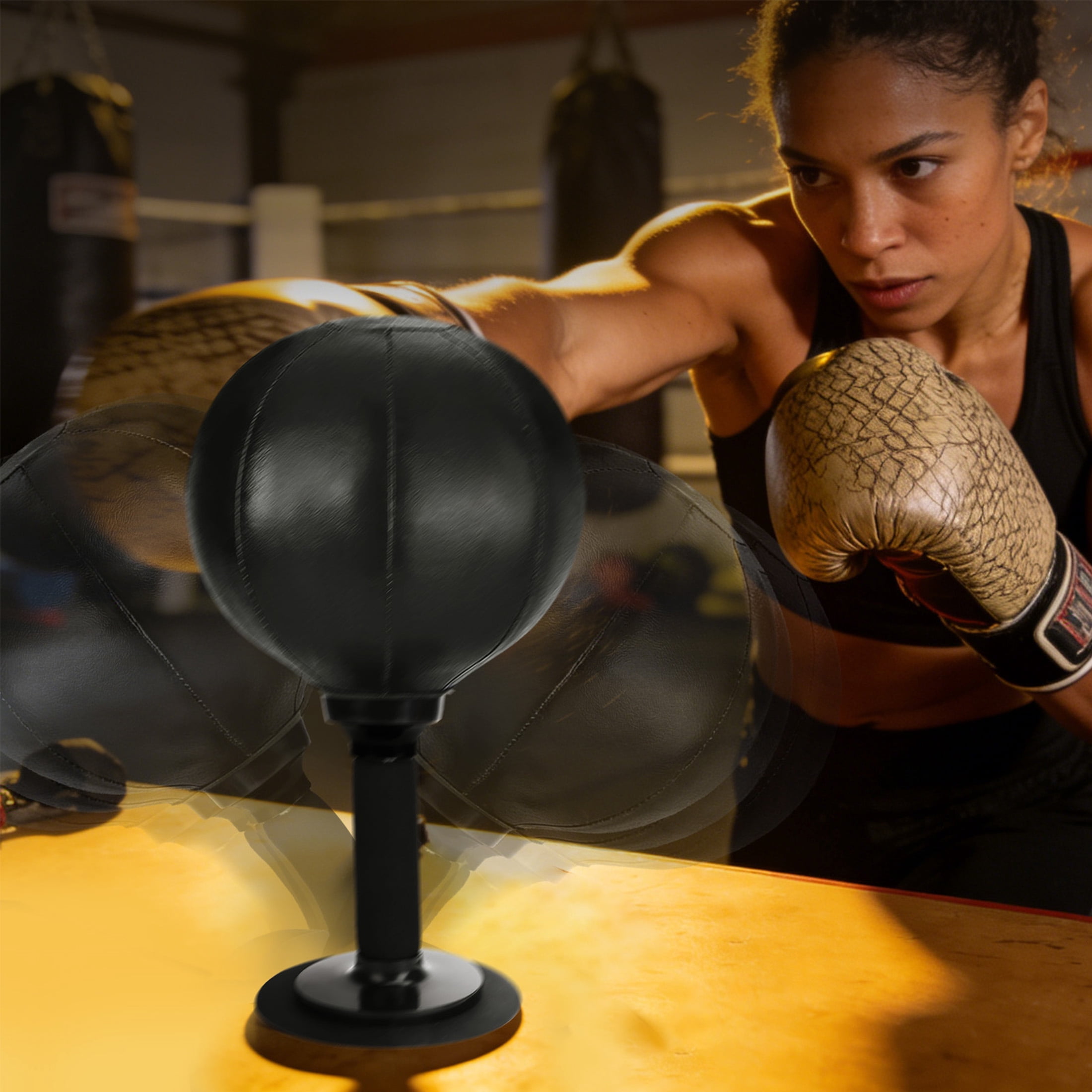 Desktop Punching Bag, TSV Stress Buster Rage Bag with Suction Cup for Table and Counters, Heavy Duty Stress Relief Ball, Desk Boxing Punch Ball for Coworkers Friends