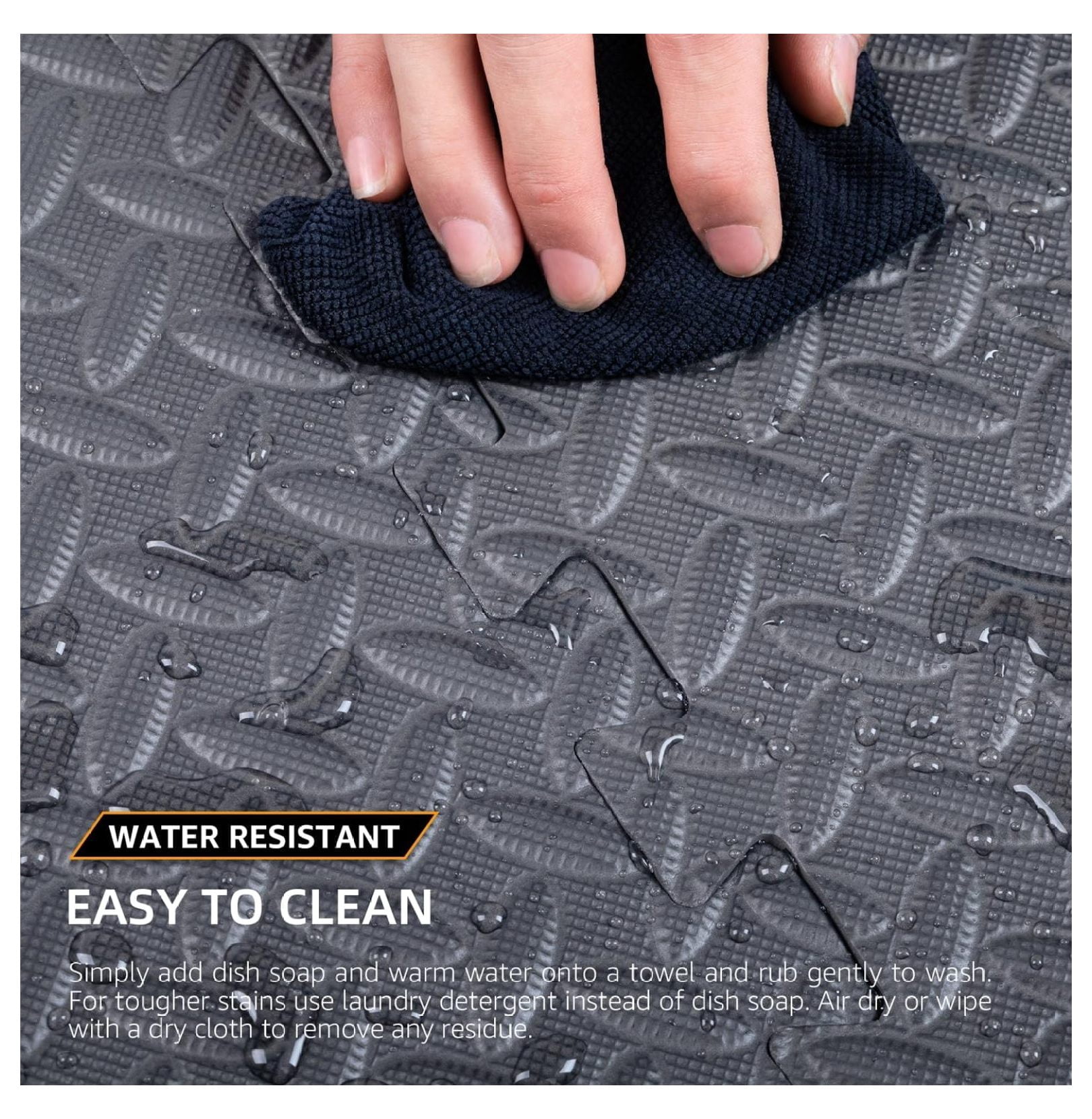 12 Pack, SQFT - 24" x 24" - 1/2" Extra Thick Floor for Home Gym or Floor Padding - High-Density Interlocking Foam Floor Tiles for Gym Equipment, Play Area | Yoga, Cardio, Weights