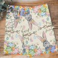 thumbnail image 4 of Easter Kitchen Towels Set of 3, Water Absorbent Dish Towel, Spring Grey Bunny Colorful Eggs Tree Butterfly Decorative Hand Towels - Quick Drying Cloth for Cooking Baking, 18x28 Inch, 4 of 8