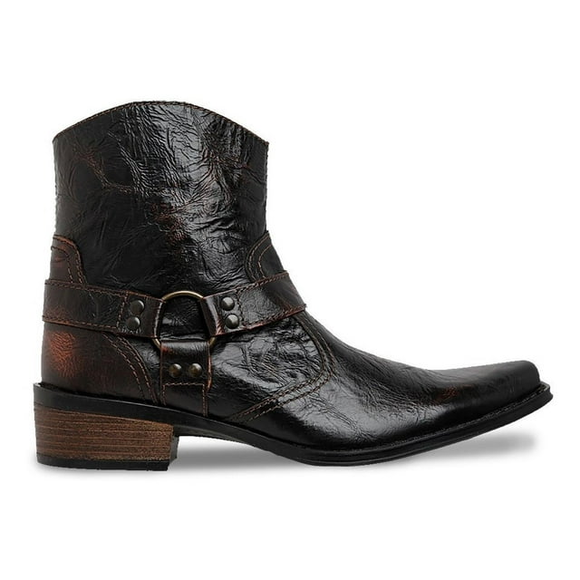 Botines URBAN COWBOY Hombre Casual Vestir Piel Bota cafe 27