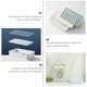 thumbnail image 5 of Contenedor de champú, soporte para esponja para fregadero, caja de jabón, barra para platos, estante para pared, secado de agua, diatomita, 5 of 6