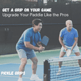 Pickle Grips Pickleball Paddle Grip Tape White Replacement Grip Wrap