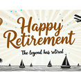 thumbnail image 4 of Tropical Theme Happy Retirement Beach Banner Palm Trees Travel for Retirement Party Celebration Vacation, 4 of 8