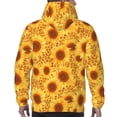 thumbnail image 5 of Hoodies for Men - Vintage Leopard Print Sunflower Long Sleeve Comfrt Men'S Fashion Hoodies & Sweatshirts, Sweatshirts for Men Hoodies Pullover Clothing Clothes with Pouch, 5 of 7