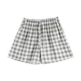 thumbnail image 2 of Girls' Shorts Ruffle Elastic Waist Kids Checkered Lightweight Bottoms with Pockets 5-14 Y Summer, 2 of 6